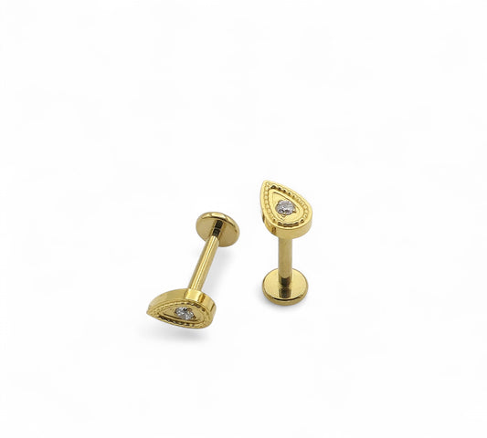 Gold Titanium Persian Stud