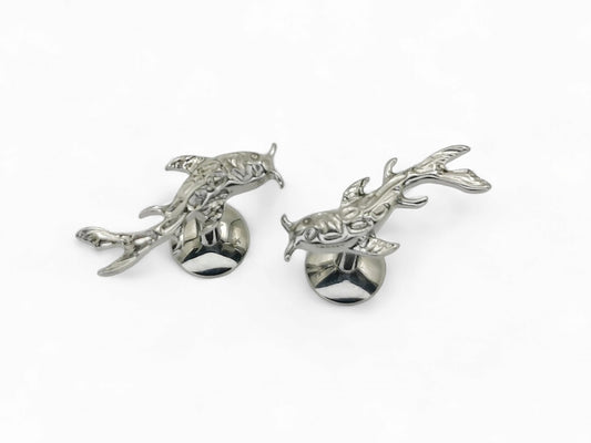 Titanium Koi Fish Stud, 1.2mm/16g x 6mm-7mm