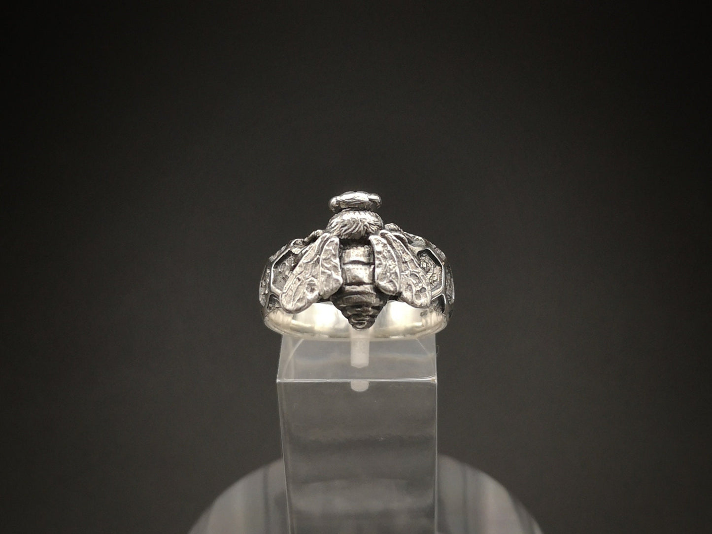 Sterling silver bee ring