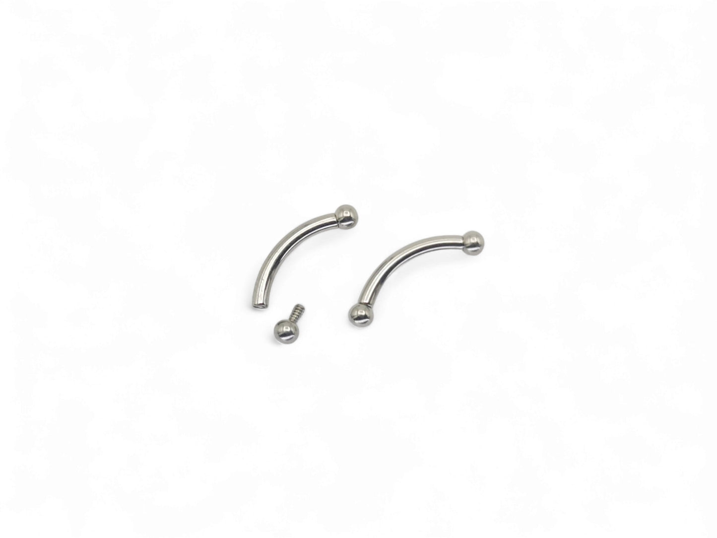 Titanium micro barbell, 1.2mm/16g, 8mm length