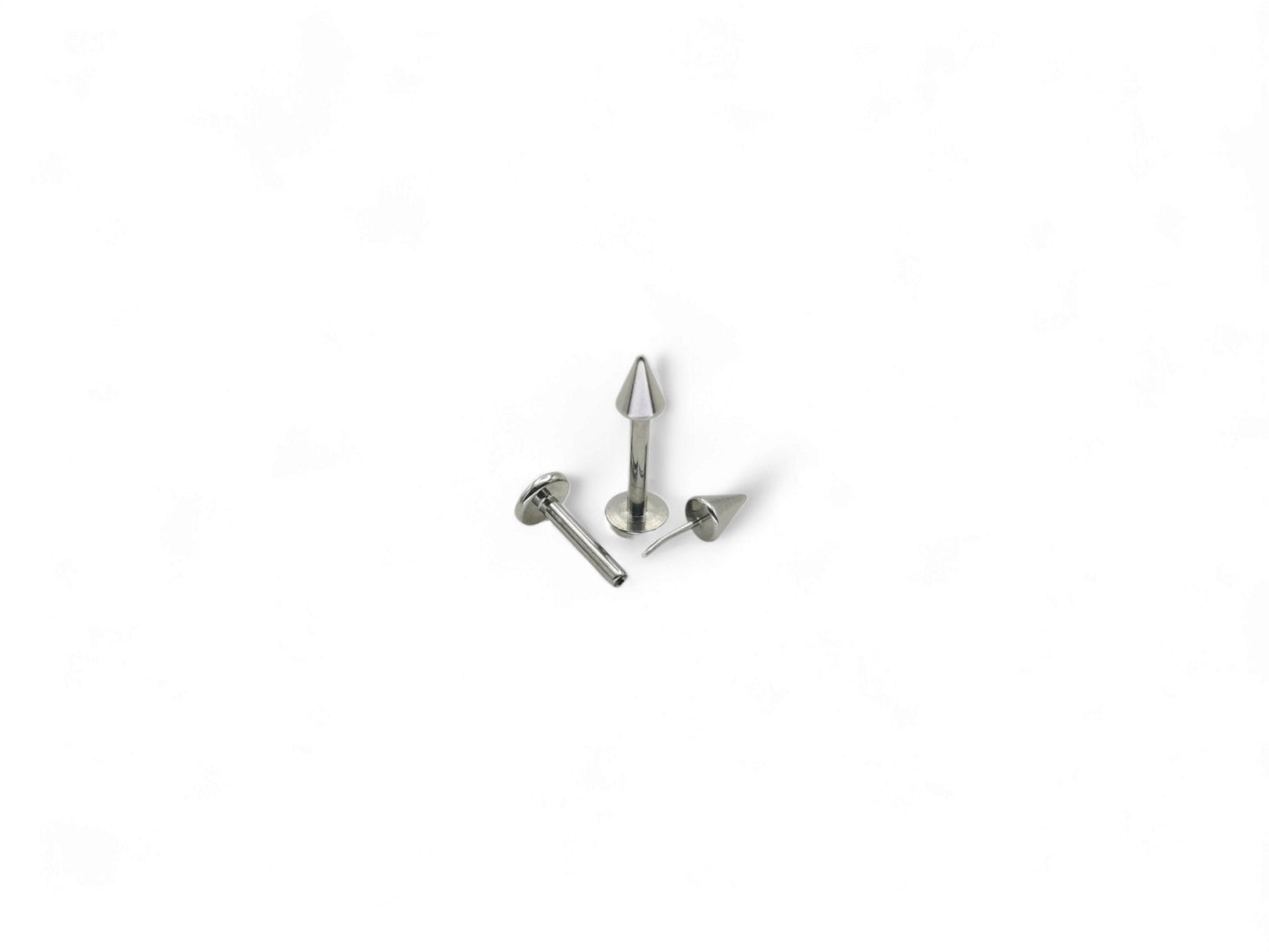 Titanium spike push fit stud, 1.2mm/18g, 6mm-8mm length