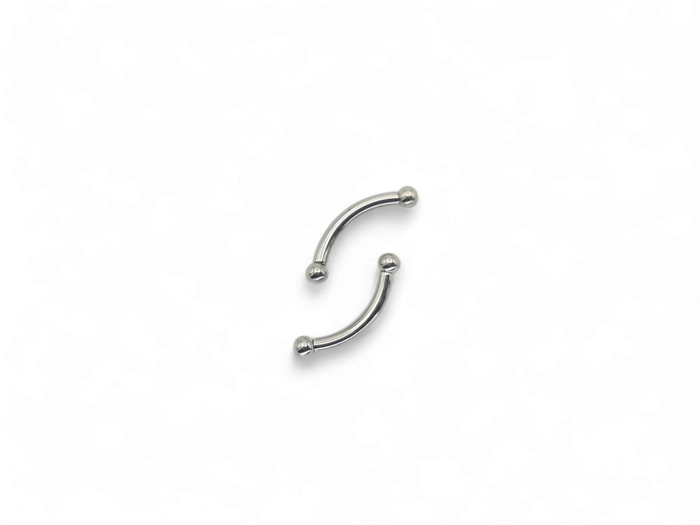 Titanium micro barbell, 1.2mm/16g, 8mm length